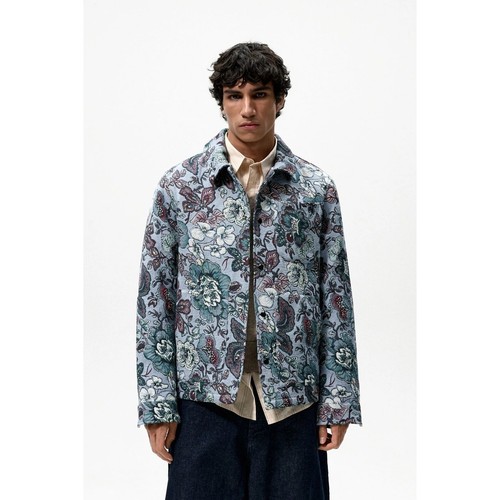 Zara mens blue floral - zara,